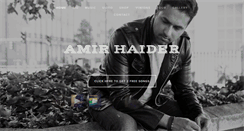 Desktop Screenshot of amirhaider.com