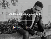 Tablet Screenshot of amirhaider.com
